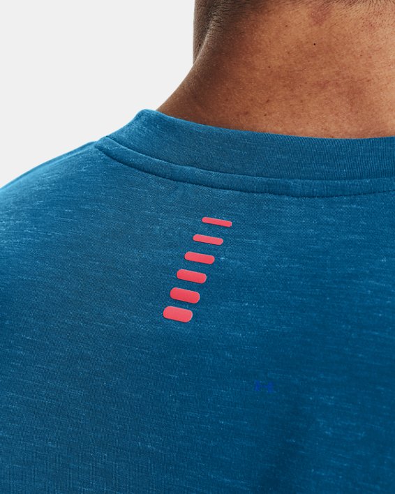 Men's UA Breeze 2.0 Trail T-Shirt, Blue, pdpMainDesktop image number 3